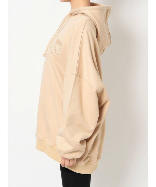 GYDA（ジェイダ）の「IL LA BUNNY BIGパーカー（パーカー・レディース・ブラック/ベージュ/ピンク・FREE）」の16枚目の写真