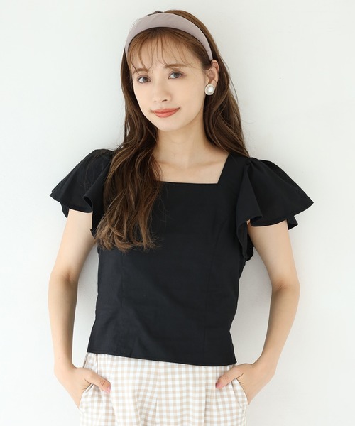 one after another NICE CLAUP(ワンアフターアナザーナイスクラップ)の「バックリボンフリルブラウス(シャツ/ブラウス・レディース・ブラック/オフホワイト/ホワイト系その他/チェック・FREE)」の19枚目の写真