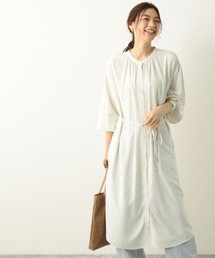GLOBAL WORK | サラリラ2WAYバンドカラーワンピース/891566(ワンピース)
