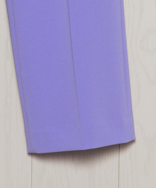 H　BEAUTY&YOUTH UNITED ARROWS（エイチビューティーアンドユースユナイテッドアローズ）の「＜H＞DOUBLE CLOTH WIDE TAPERED PANTS/パンツ（その他パンツ・レディース・ベージュ/パープル・SMALL/MEDIUM）」の11枚目の写真