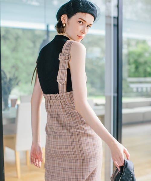 EIMY ISTOIRE（エイミーイストワール）の「ランダムリブノースリーブニットプルオーバー（ニット/セーター・レディース・ブラック/ホワイト/パープル/ラベンダー/ミント/ピンク/イエロー・FREE）」の10枚目の写真