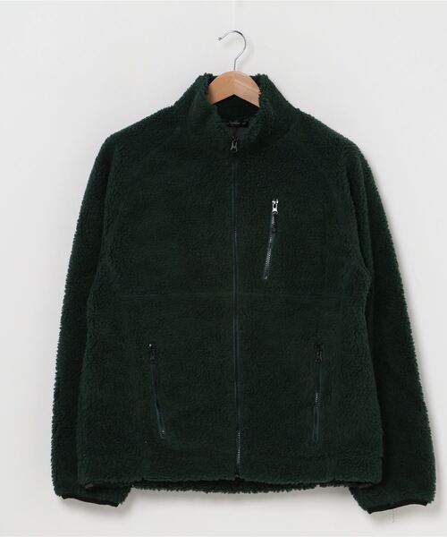 Bling Leads（ブリングリーズ）の「もこもこ ボア ジップアップ スタンドカラー ブルゾン 裏地付き（ブルゾン・メンズ・その他/キャメル/ダークグリーン/その他2/ブラック/その他1/カーキ/ライトパープル/モカ/ホワイト/ベージュ・M/L/XL）」の6枚目の写真