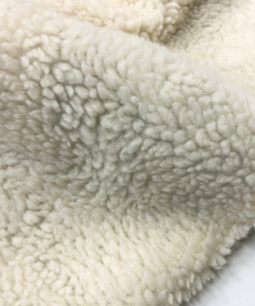 Bling Leads（ブリングリーズ）の「もこもこ ボア ジップアップ スタンドカラー ブルゾン 裏地付き（ブルゾン・メンズ・その他/キャメル/ダークグリーン/その他2/ブラック/その他1/カーキ/ライトパープル/モカ/ホワイト/ベージュ・M/L/XL）」の22枚目の写真