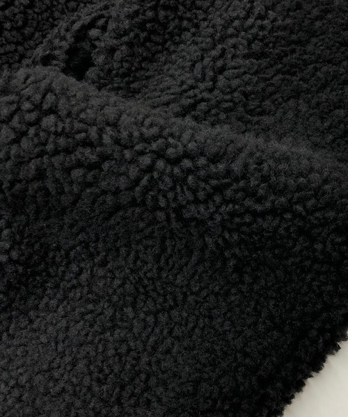 Bling Leads（ブリングリーズ）の「もこもこ ボア ジップアップ スタンドカラー ブルゾン 裏地付き（ブルゾン・メンズ・その他/キャメル/ダークグリーン/その他2/ブラック/その他1/カーキ/ライトパープル/モカ/ホワイト/ベージュ・M/L/XL）」の21枚目の写真