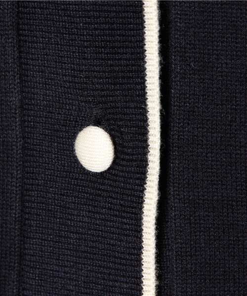 Kastane（カスタネ）の「【Kastane】パイピングニットガウン（カーディガン/ボレロ・レディース・アイボリー/ネイビー/キャメル・FREE）」の7枚目の写真