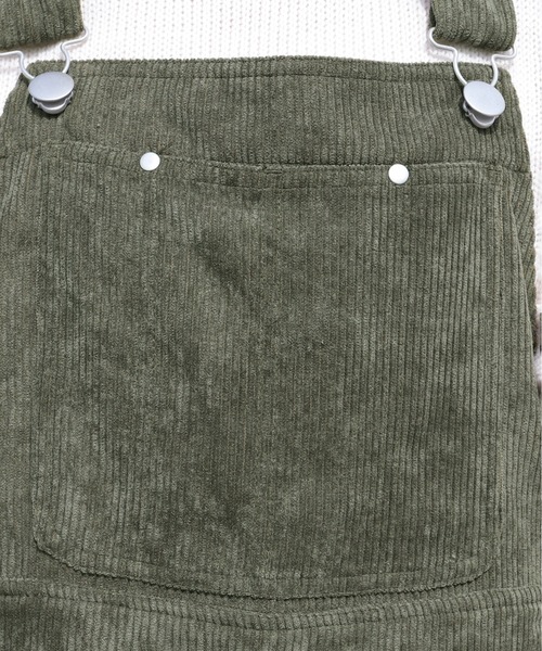 PairPair（ペアペア）の「コーデュロイオーバーオール(ユニセックス)（サロペット/オーバーオール・メンズ・アイボリー/モカ/カーキ・MEDIUM/LARGE）」の15枚目の写真