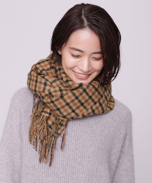 ☆ナノユニバース　カシミヤストール カシミヤストール