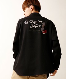 VISION STREET WEAR イラスト刺繍シャツ