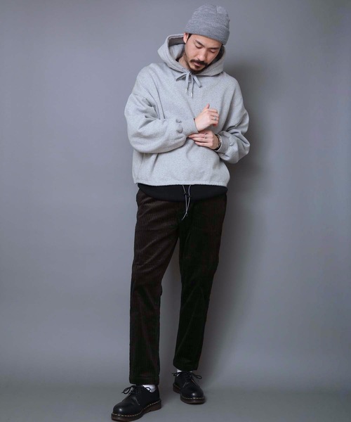 Dickies(ディッキーズ)の「【DICKIES/ディッキーズ】ワイドテーパードイージーパンツ 0410-7712 ビッグシルエット テーパードシルエット ウエストゴム仕様 コーディロイ(その他パンツ・メンズ・ブラック/カーキ/ベージュ/ブラウン・MEDIUM/LARGE/X-LARGE)」の8枚目の写真