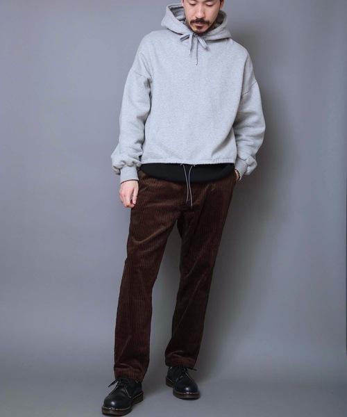Dickies(ディッキーズ)の「【DICKIES/ディッキーズ】ワイドテーパードイージーパンツ 0410-7712 ビッグシルエット テーパードシルエット ウエストゴム仕様 コーディロイ(その他パンツ・メンズ・ブラック/カーキ/ベージュ/ブラウン・MEDIUM/LARGE/X-LARGE)」の6枚目の写真