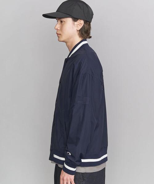Champion(チャンピオン)の「【別注】 <CHAMPION(チャンピオン)> BASEBALL JACKET/アウター(ブルゾン・メンズ・ブラック/ネイビー/ダークグレー・SMALL/X-LARGE/LARGE/MEDIUM)」の16枚目の写真