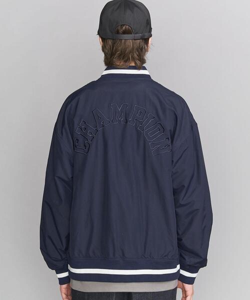 Champion(チャンピオン)の「【別注】 <CHAMPION(チャンピオン)> BASEBALL JACKET/アウター(ブルゾン・メンズ・ブラック/ネイビー/ダークグレー・SMALL/X-LARGE/LARGE/MEDIUM)」の17枚目の写真