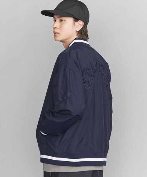 Champion(チャンピオン)の「【別注】 <CHAMPION(チャンピオン)> BASEBALL JACKET/アウター(ブルゾン・メンズ・ブラック/ネイビー/ダークグレー・SMALL/X-LARGE/LARGE/MEDIUM)」の19枚目の写真