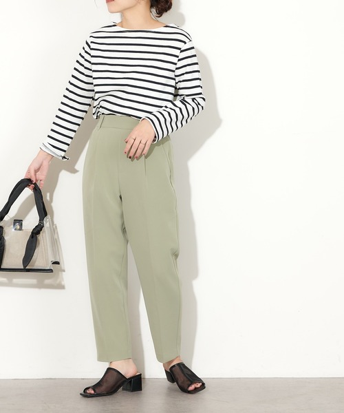 natural couture(ナチュラルクチュール)の「ウォッシャブル美シルエットパンツ XSサイズ(その他パンツ・レディース・ブラック/パープル/オフホワイト/イエロー/ミント・X-SMALL)」の20枚目の写真