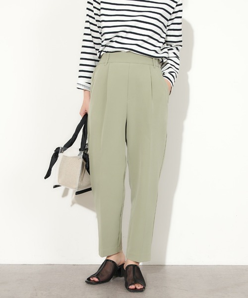 natural couture(ナチュラルクチュール)の「ウォッシャブル美シルエットパンツ XSサイズ(その他パンツ・レディース・ブラック/パープル/オフホワイト/イエロー/ミント・X-SMALL)」の18枚目の写真