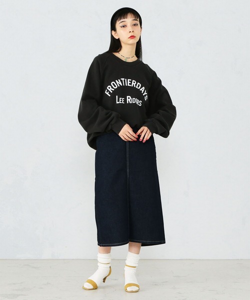 Lee（リー）の「Lee/リー ラグラン プリントスウェット/トレーナー