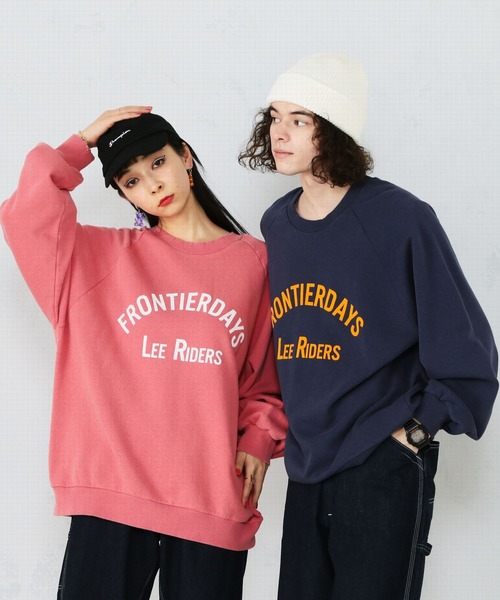 Lee（リー）の「Lee/リー ラグラン プリントスウェット/トレーナー