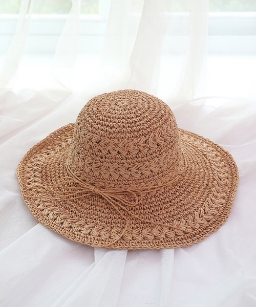 aimoha（アイモハ）の「UVカット帽子（ハット・レディース・ホワイト/オフホワイト/ベージュ/ピンク・FREE）」の15枚目の写真