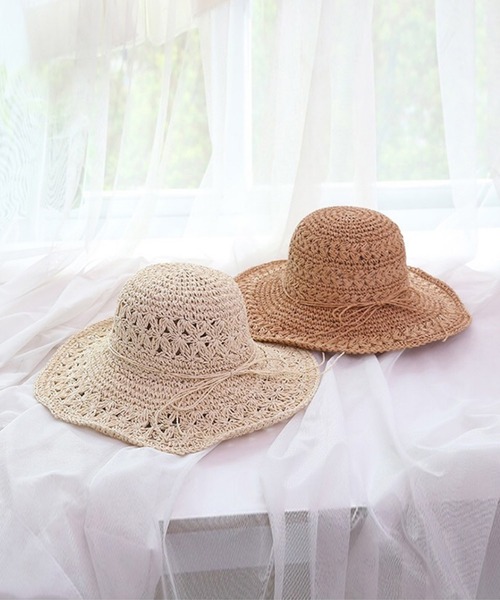 aimoha（アイモハ）の「UVカット帽子（ハット・レディース・ホワイト/オフホワイト/ベージュ/ピンク・FREE）」の22枚目の写真