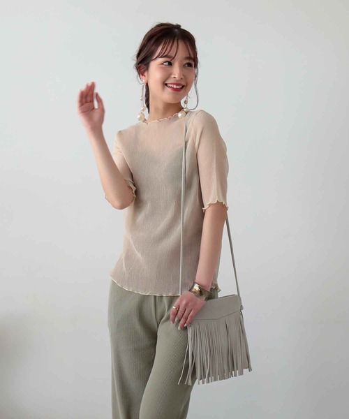 ALTROSE（アルトローズ）の「フリンジショルダーバッグ[ナイア]（ショルダーバッグ・レディース・ブラック/ベージュ/ブラウン/アイボリー・FREE）」の13枚目の写真