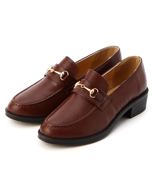 cs T&P(シーエスティーアンドピー)の「ビット付きプチプラローファー(ローファー・レディース・グレー/ダークブラウン/キャメル/アイボリー/ブラック・L/LL/S/M)」の4枚目の写真