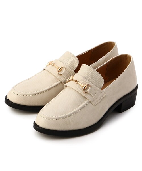 cs T&P(シーエスティーアンドピー)の「ビット付きプチプラローファー(ローファー・レディース・グレー/ダークブラウン/キャメル/アイボリー/ブラック・L/LL/S/M)」の3枚目の写真