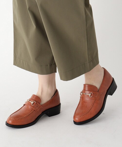 cs T&P(シーエスティーアンドピー)の「ビット付きプチプラローファー(ローファー・レディース・グレー/ダークブラウン/キャメル/アイボリー/ブラック・L/LL/S/M)」の6枚目の写真