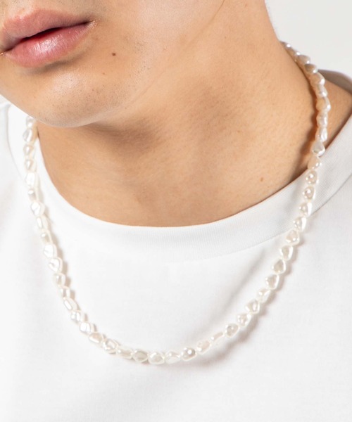 WEGO(ウィゴー)の「WEGO/ユニークパールネックレス(ネックレス・メンズ・その他1/その他2/その他4/その他5/その他6/その他3・FREE)」の3枚目の写真
