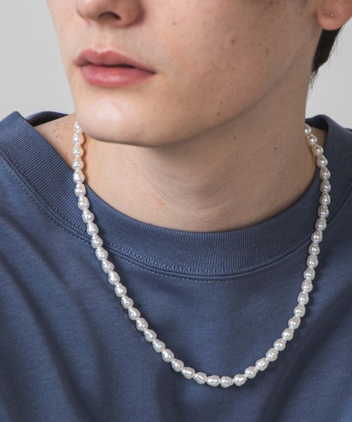 WEGO(ウィゴー)の「WEGO/ユニークパールネックレス(ネックレス・メンズ・その他1/その他2/その他4/その他5/その他6/その他3・FREE)」の6枚目の写真