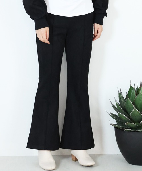 ARCANUM DESIGN（アルカナムデザイン）の「ARL フェイクスウェードフレアーパンツ（その他パンツ・レディース・ブラック/アイボリー・S/M）」の9枚目の写真