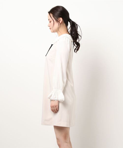 LODISPOTTO（ロディスポット）の「アンジュパールレースワンピース（ワンピース・レディース・ブラック/ピンクベージュ・MEDIUM）」の3枚目の写真