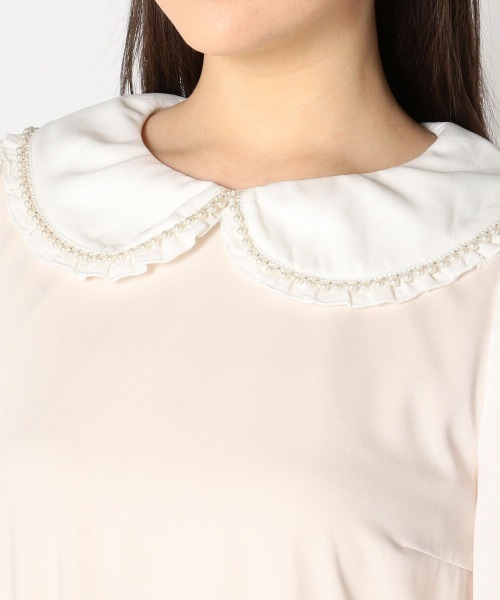 LODISPOTTO（ロディスポット）の「アンジュパールレースワンピース（ワンピース・レディース・ブラック/ピンクベージュ・MEDIUM）」の14枚目の写真