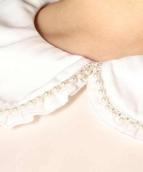 LODISPOTTO（ロディスポット）の「アンジュパールレースワンピース（ワンピース・レディース・ブラック/ピンクベージュ・MEDIUM）」の15枚目の写真