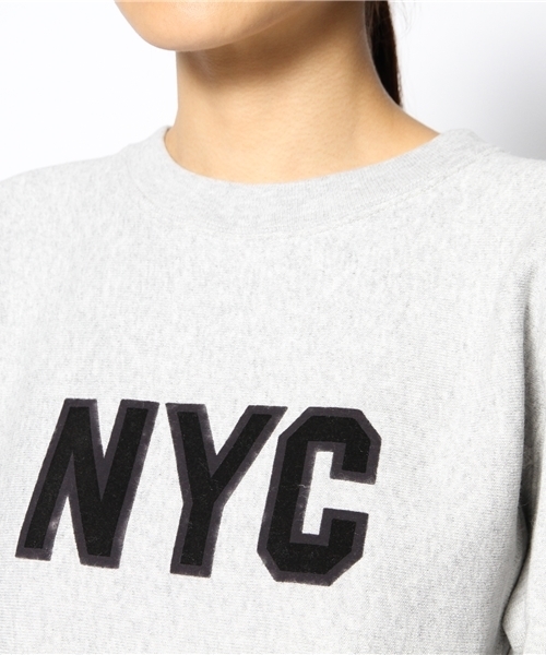 CIAOPANIC（チャオパニック）の「【Champion×Ciaopanic】CREWNECKSWEAT（スウェット・レディース・グレー/ネイビー/オフホワイト・SMALL）」の7枚目の写真