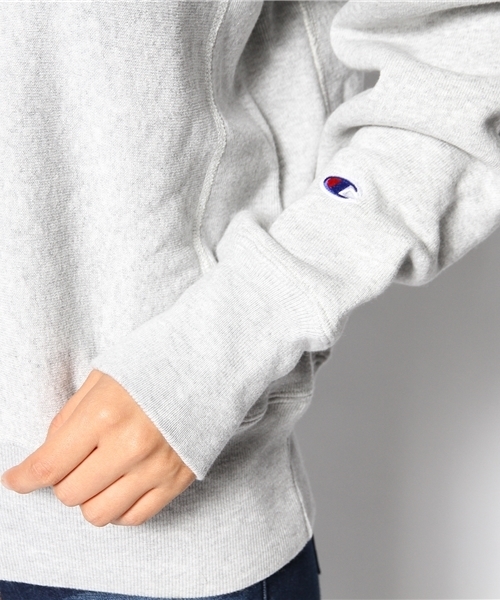 CIAOPANIC（チャオパニック）の「【Champion×Ciaopanic】CREWNECKSWEAT（スウェット・レディース・グレー/ネイビー/オフホワイト・SMALL）」の8枚目の写真