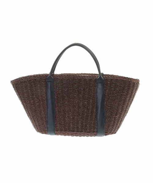 a.v.v（アーヴェヴェ）の「【2WAY】ハンドルペーパーカゴバッグ（かごバッグ・レディース・ベージュ/オレンジ系その他・38）」の4枚目の写真