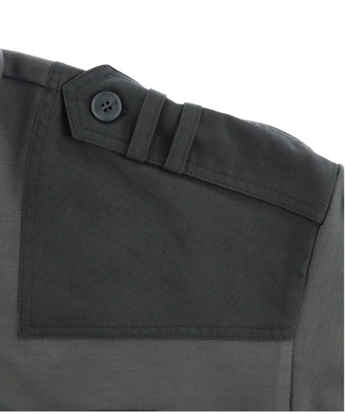 ALEXIA STAM(アリシアスタン)の「Contrast Double Pocket Shirt Jacket/コントラストダブルポケットシャツジャケット(その他アウター・レディース・チャコールグレー/ベージュ・FREE)」の5枚目の写真