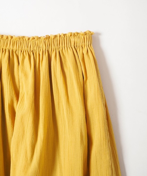 Crisp（クリスプ）の「フリルティアードスカート（スカート・レディース・ホワイト/カーキ/マスタード・FREE）」の10枚目の写真