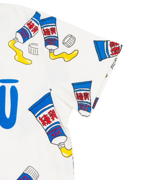 PUNYUS（プニュズ）の「フード総柄Ｔシャツ（TOMATO・KIWI・RENNYU）（Tシャツ/カットソー・レディース・ブルー/グリーン/レッド・1/2/3/4）」の9枚目の写真