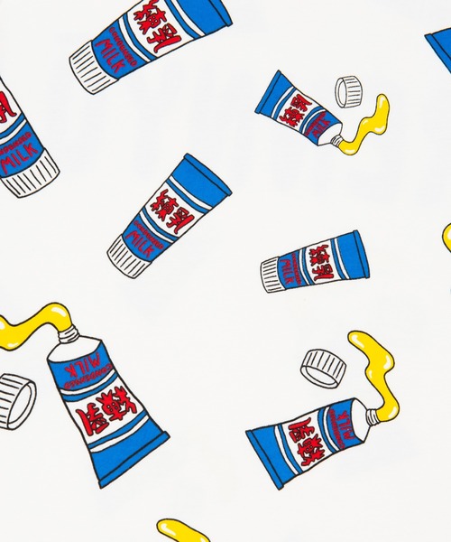 PUNYUS（プニュズ）の「フード総柄Ｔシャツ（TOMATO・KIWI・RENNYU）（Tシャツ/カットソー・レディース・ブルー/グリーン/レッド・1/2/3/4）」の11枚目の写真