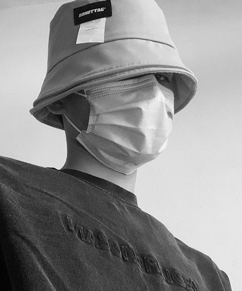 MASONPRINCE(メイソンプリンス)の「ロゴステッチ バケットハット MZ02430【DO NOT TAG】(ハット・レディース・ホワイト/ブラック/ベージュ・FREE)」の8枚目の写真