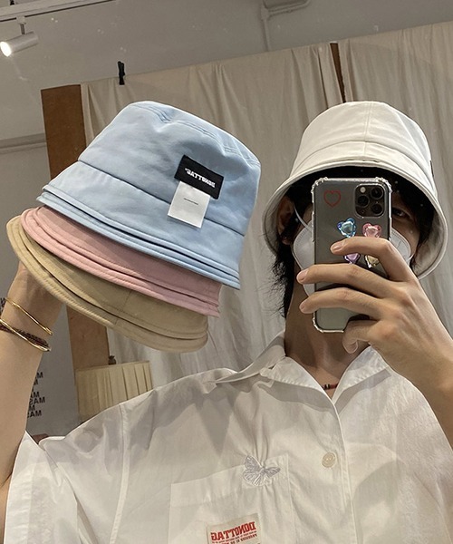 MASONPRINCE(メイソンプリンス)の「ロゴステッチ バケットハット MZ02430【DO NOT TAG】(ハット・レディース・ホワイト/ブラック/ベージュ・FREE)」の9枚目の写真