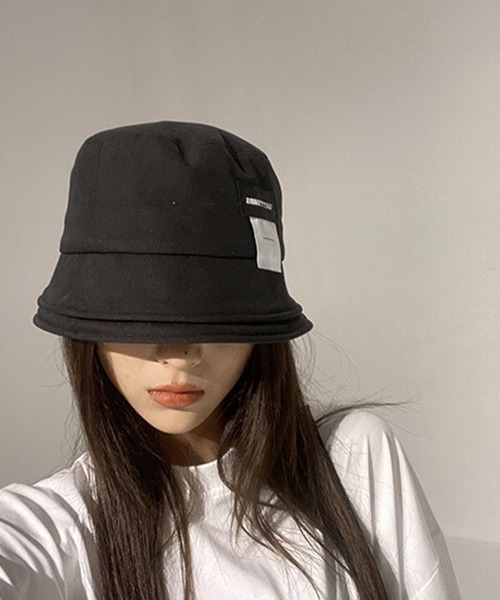 MASONPRINCE(メイソンプリンス)の「ロゴステッチ バケットハット MZ02430【DO NOT TAG】(ハット・レディース・ホワイト/ブラック/ベージュ・FREE)」の12枚目の写真