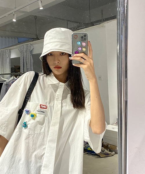 MASONPRINCE(メイソンプリンス)の「ロゴステッチ バケットハット MZ02430【DO NOT TAG】(ハット・レディース・ホワイト/ブラック/ベージュ・FREE)」の15枚目の写真