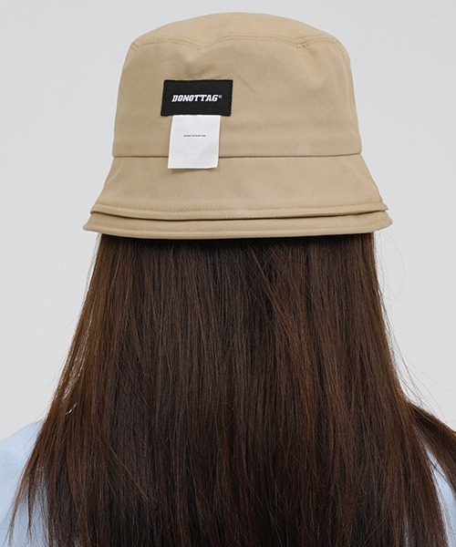 MASONPRINCE(メイソンプリンス)の「ロゴステッチ バケットハット MZ02430【DO NOT TAG】(ハット・レディース・ホワイト/ブラック/ベージュ・FREE)」の17枚目の写真