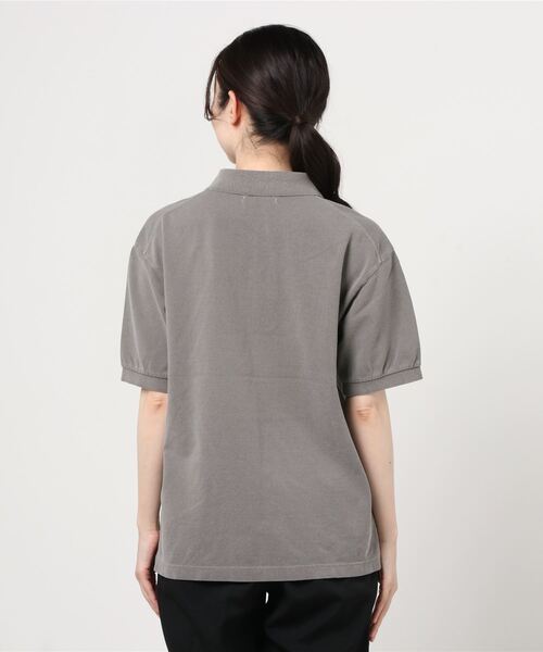 OMNIGOD（オムニゴッド）の「[OMNIGOD mens / オムニゴッド]　カノコ　ショートスリーブポロシャツ（ポロシャツ・メンズ・スミクロ・2/3/4）」の8枚目の写真