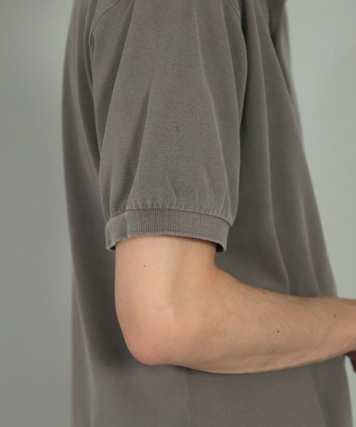 OMNIGOD（オムニゴッド）の「[OMNIGOD mens / オムニゴッド]　カノコ　ショートスリーブポロシャツ（ポロシャツ・メンズ・スミクロ・2/3/4）」の15枚目の写真