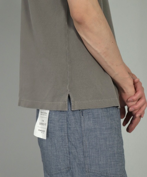 OMNIGOD（オムニゴッド）の「[OMNIGOD mens / オムニゴッド]　カノコ　ショートスリーブポロシャツ（ポロシャツ・メンズ・スミクロ・2/3/4）」の11枚目の写真