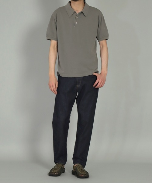 OMNIGOD（オムニゴッド）の「[OMNIGOD mens / オムニゴッド]　カノコ　ショートスリーブポロシャツ（ポロシャツ・メンズ・スミクロ・2/3/4）」の7枚目の写真