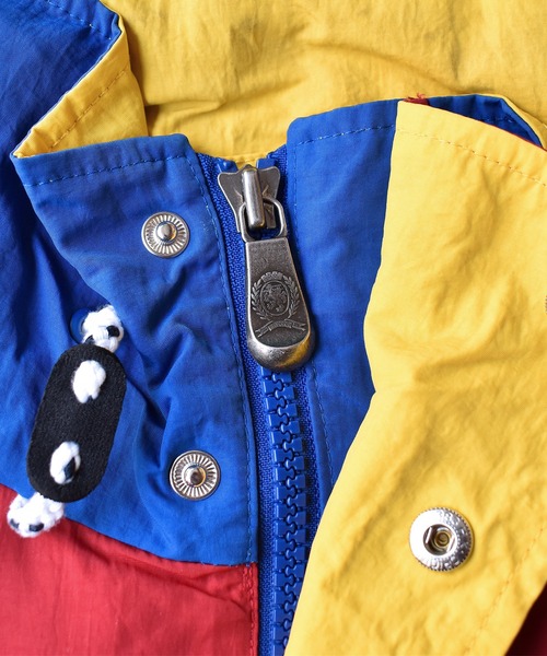 【ヴィンテージ古着】TOMMY HILFIGER/トミーヒルフィガー フルジップ ナイロンジャケット フード付き